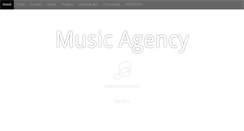 Desktop Screenshot of musicagency.cz