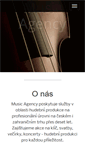 Mobile Screenshot of musicagency.cz